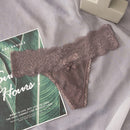 Sexy Lace Thong Womens Panties Seamless T Panty Mesh Underpant Floral G-String Ladies Lingerie Women Transparent Erotic Panties