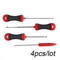 1-4pcs Carp Fishing Boilie Bait Drill Baiting Needle Gate Needle Pellet Hair Rigs Splicing Making Tools Rigs Loading Accessories