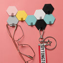 Punch-free load-bearing hook wall mount wall strong and seamless sticking hook behind dormitory door nail-free sticking hook