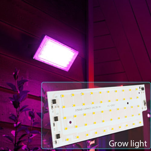 50W LED Chip AC 220V LED Floodlight SMD 2835 LED Lamp beads Spotlight For Flood Light Street Lamp Outdoor Lighting Chip diode