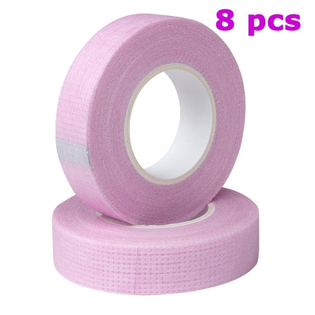 Eyelash Extension Green Tape Sticker Isolation With Holes Breathable Sensitive Resistant Non-woven Patches Eye Pads Makeup Tool