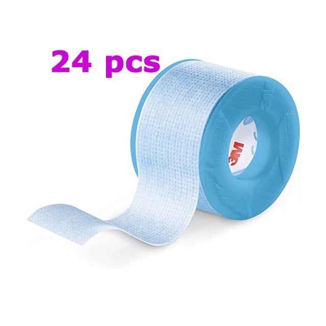 Eyelash Extension Green Tape Sticker Isolation With Holes Breathable Sensitive Resistant Non-woven Patches Eye Pads Makeup Tool