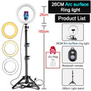 Orsda 10-12 Inch Led Ring Light With Tripod RingLight Selfie Ring Light for Makeup Video Live Aro De Luz Para Hacer Tik Tok