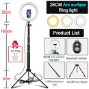 Orsda 10-12 Inch Led Ring Light With Tripod RingLight Selfie Ring Light for Makeup Video Live Aro De Luz Para Hacer Tik Tok