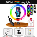 Orsda 10-12 Inch Led Ring Light With Tripod RingLight Selfie Ring Light for Makeup Video Live Aro De Luz Para Hacer Tik Tok