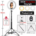 Orsda 10-12 Inch Led Ring Light With Tripod RingLight Selfie Ring Light for Makeup Video Live Aro De Luz Para Hacer Tik Tok