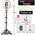 Orsda 10-12 Inch Led Ring Light With Tripod RingLight Selfie Ring Light for Makeup Video Live Aro De Luz Para Hacer Tik Tok