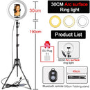 Orsda 10-12 Inch Led Ring Light With Tripod RingLight Selfie Ring Light for Makeup Video Live Aro De Luz Para Hacer Tik Tok