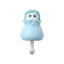 Creative Home Decor Cartoon Animal Squirrel Head Hiding Storage Bathroom Kitchen Hanging Hook Pasting Wall Hooks Children Gift