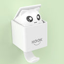 Creative Home Decor Cartoon Animal Squirrel Head Hiding Storage Bathroom Kitchen Hanging Hook Pasting Wall Hooks Children Gift