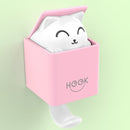 Creative Home Decor Cartoon Animal Squirrel Head Hiding Storage Bathroom Kitchen Hanging Hook Pasting Wall Hooks Children Gift