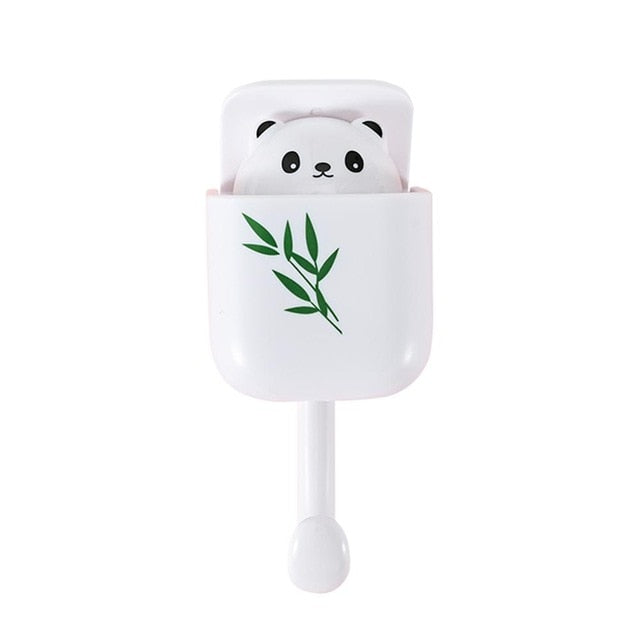 Creative Home Decor Cartoon Animal Squirrel Head Hiding Storage Bathroom Kitchen Hanging Hook Pasting Wall Hooks Children Gift