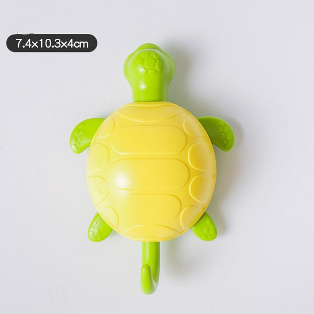 Creative Home Decor Cartoon Animal Squirrel Head Hiding Storage Bathroom Kitchen Hanging Hook Pasting Wall Hooks Children Gift