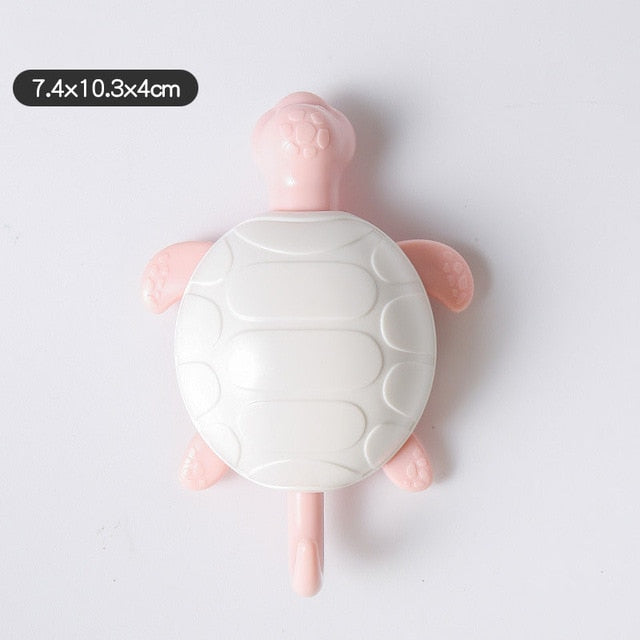 Creative Home Decor Cartoon Animal Squirrel Head Hiding Storage Bathroom Kitchen Hanging Hook Pasting Wall Hooks Children Gift