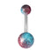 1-10PCs Colorful Acrylic Belly Bars Pircing Navel Ring Stud Women Piercing Belly Button Surgical Steel Post Sexy Piercings 14G