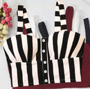 gkfnmt Crop Top  Women Camis Halter Top Women Camisole 2021 Summer Sexy Sleeveless Slim Low Chest Button Plus Size 3XL Clothing