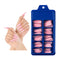 100pcs Long Stiletto Artificial Fake Nails Black Full Cover Impress Press On Nails False Tips Fingernails Woman Manicure