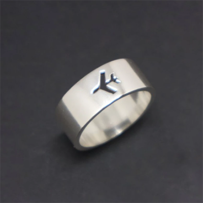 MKENDN Airplane Couple Ring for Women Men Pilot & Flight Butterfly Dinosaur Shark Ring Attendant Wedding Set Aviation Lover Gift