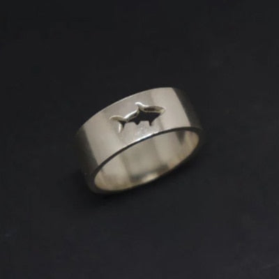 MKENDN Airplane Couple Ring for Women Men Pilot & Flight Butterfly Dinosaur Shark Ring Attendant Wedding Set Aviation Lover Gift
