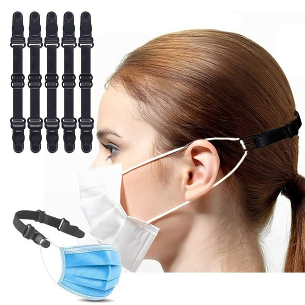 5pcs Mask Extension Hook Adjustable Anti-slip Ear Protector Release Pain Mask Ear Grips Extension Guarda Mascarillas Mask Holder
