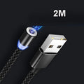Round Magnetic Cable plug 8 Pin Type C Micro USB C Plugs Fast Charging Phone Magnet Charger Plug For iPhone 1m line chargering