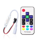 WS2811 WS2812B Led Pixels Strip Light Controller USB/DC MINI 3Keys RF 14/17/21Keys Led Tape Remote Controller DC5-24V