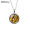 2020 Antique Necklace Cartoon Shrek Glass Cabochon Necklace Retro Pendants Jewelry