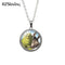 2020 Antique Necklace Cartoon Shrek Glass Cabochon Necklace Retro Pendants Jewelry