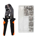 2.8/4.8/6.3mm Crimp Terminals Insulated Male and Female Wire Connector Electrical Wire Spade Connectors Insulated Sleeves Kit