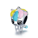 Hot Sale 100% Real 925 Sterling Silver Ariel Balloon Charm Fit Original Pandora Bracelet Making Fashion DIY Jewelry For Women