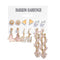 17KM Vintage Tassel Acrylic Earrings For Women Bohemian Earrings Set Big Dangle Drop Earring 2020 Brincos Female Fashion Jewelry