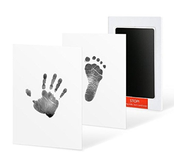 Baby Footprints Handprint Ink Pads Safe Non-toxic Ink Pads Kits for Baby Shower Baby Paw Print Pad Foot Print Pad Inkless