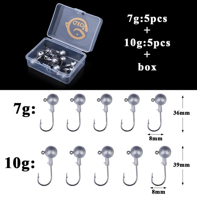 QXO Fishing Soft Lure Worm With Box Silicone Bait Swimbait Streamer Sea Fishing Spoon Lure 7cm 10cm Wobbler Set