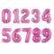 16/30/40 Inch 1PC Number Balloons Foil Balloons Gold Silver Rose Gold Baby Shower Decorations Wedding Birthday Party Decorations