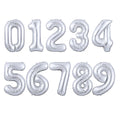 16/30/40 Inch 1PC Number Balloons Foil Balloons Gold Silver Rose Gold Baby Shower Decorations Wedding Birthday Party Decorations