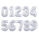 16/30/40 Inch 1PC Number Balloons Foil Balloons Gold Silver Rose Gold Baby Shower Decorations Wedding Birthday Party Decorations