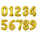 16/30/40 Inch 1PC Number Balloons Foil Balloons Gold Silver Rose Gold Baby Shower Decorations Wedding Birthday Party Decorations