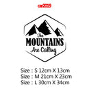 10 Styles Adventure Sports Compass Car Sticker Wrap Vinyl Mountain car-Styling Auto Engine Cover Door Window Large Size