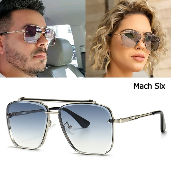 JackJad 2021 Fashion Classic Mach Six Style Gradient Sunglasses Cool Men Vintage Brand Design Sun Glasses Oculos De Sol 2A102