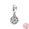 100% 925 Sterling Silver Feather Family Tree Snowflakes Boy Dangle Beads Fit Original Pandora Charms Bracelets DIY Women Jewelry