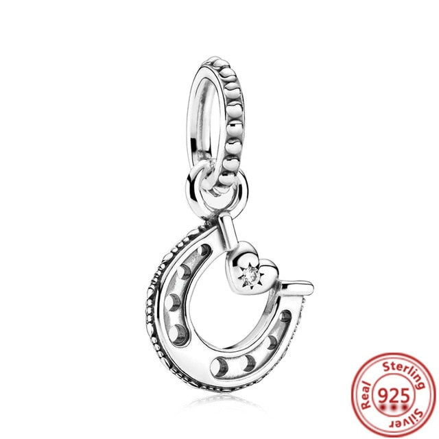 100% 925 Sterling Silver Feather Family Tree Snowflakes Boy Dangle Beads Fit Original Pandora Charms Bracelets DIY Women Jewelry