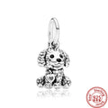 100% 925 Sterling Silver Feather Family Tree Snowflakes Boy Dangle Beads Fit Original Pandora Charms Bracelets DIY Women Jewelry