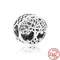 100% 925 Sterling Silver Feather Family Tree Snowflakes Boy Dangle Beads Fit Original Pandora Charms Bracelets DIY Women Jewelry