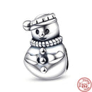 100% 925 Sterling Silver Feather Family Tree Snowflakes Boy Dangle Beads Fit Original Pandora Charms Bracelets DIY Women Jewelry