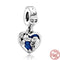 100% 925 Sterling Silver Feather Family Tree Snowflakes Boy Dangle Beads Fit Original Pandora Charms Bracelets DIY Women Jewelry