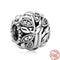 100% 925 Sterling Silver Feather Family Tree Snowflakes Boy Dangle Beads Fit Original Pandora Charms Bracelets DIY Women Jewelry