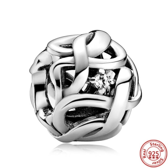 100% 925 Sterling Silver Feather Family Tree Snowflakes Boy Dangle Beads Fit Original Pandora Charms Bracelets DIY Women Jewelry