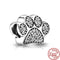 100% 925 Sterling Silver Feather Family Tree Snowflakes Boy Dangle Beads Fit Original Pandora Charms Bracelets DIY Women Jewelry