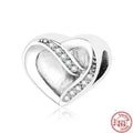 100% 925 Sterling Silver Feather Family Tree Snowflakes Boy Dangle Beads Fit Original Pandora Charms Bracelets DIY Women Jewelry