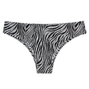 Sexy Women Seamless Underwear High Quality Women's Panties Print Tanga Low-rise Lingerie Ice Silk Intimate Briefs Striped Panty